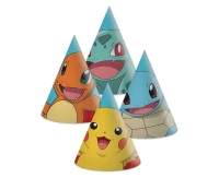 Paper hats Pokemon 6 pcs.